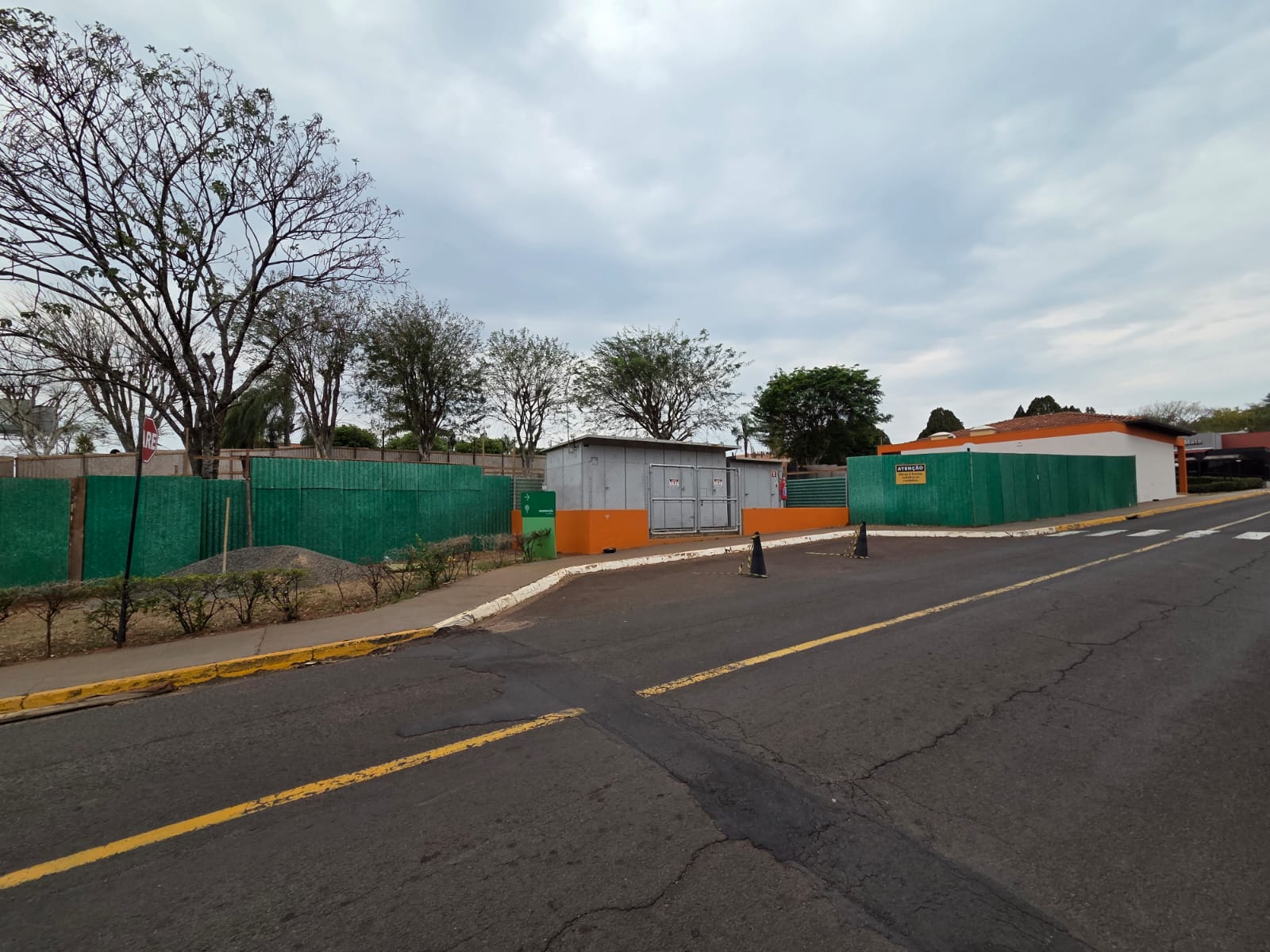 Obra de construção da farmácia